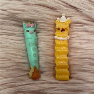 Cute Cat and Llama Shaped Pencil Toppers